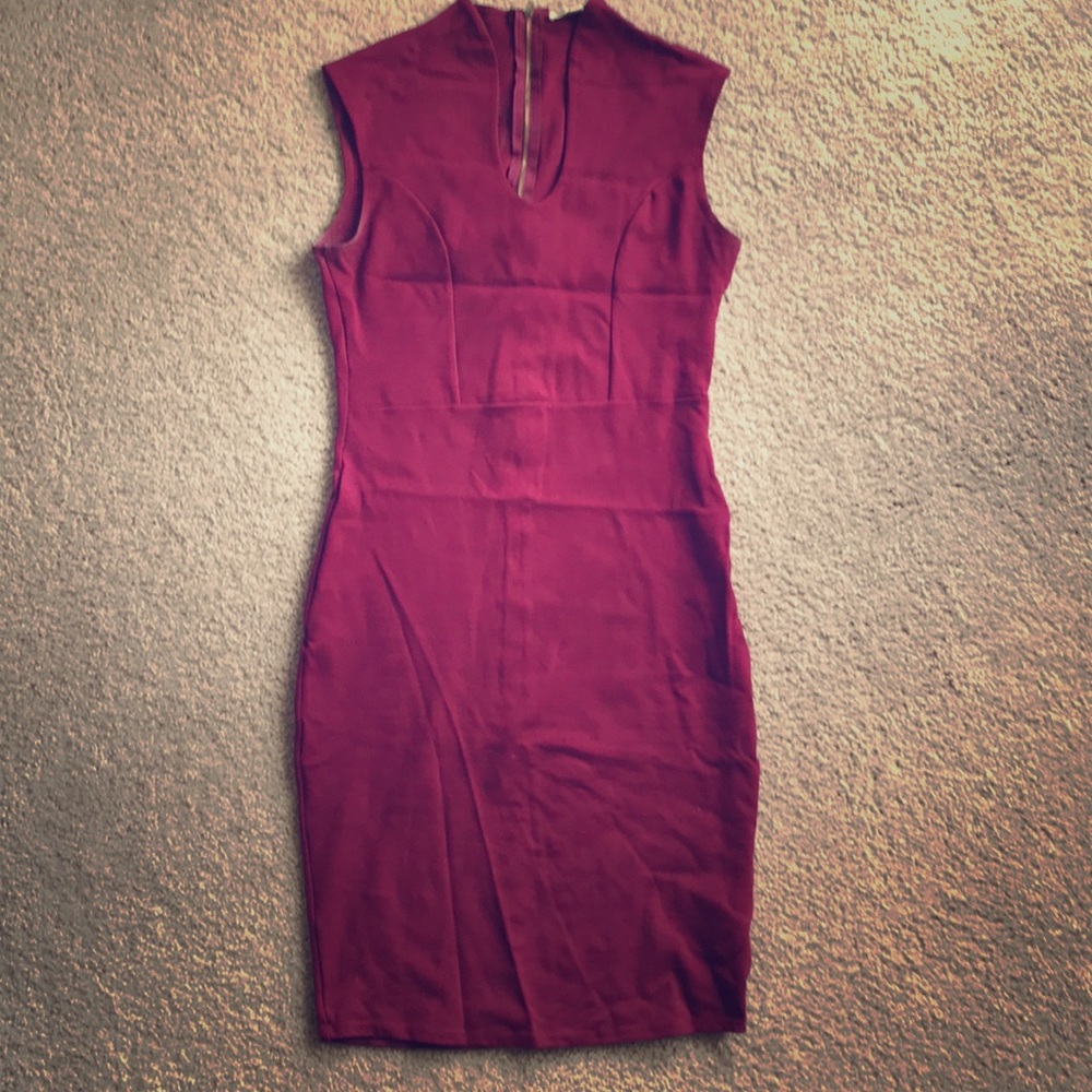 Form-fitting business casual dress